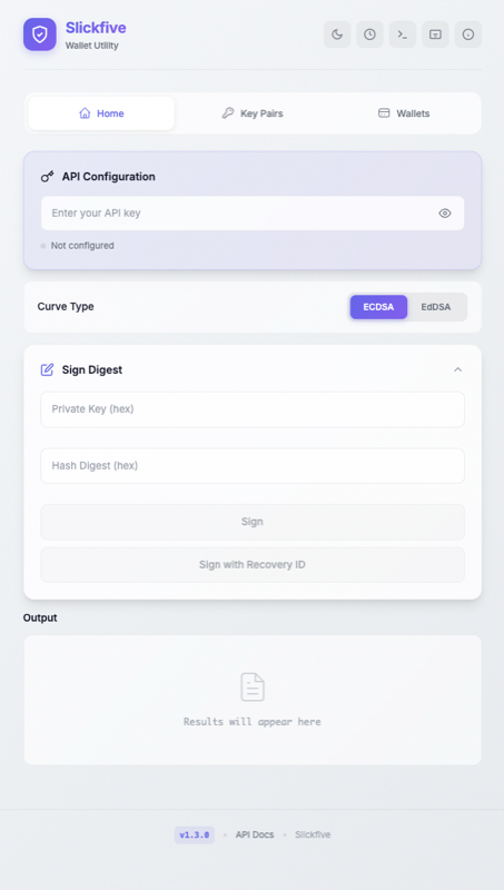 Wallet Utility — Sign Digest